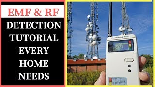 How to Detect EMF amp RF Tutorial That Every Home Needs Step by Step  EMF amp RF the Silent Killers [upl. by Endora]