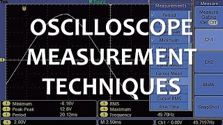 Oscilloscope Measurement Techniques Full Lecture [upl. by Polk685]