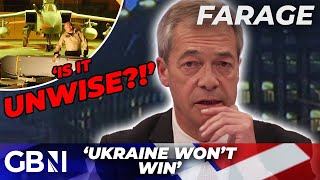 Nigel Farage OPPOSES Labours worrying decision to allow Ukraine to use its missiles NOT wise [upl. by Onder]