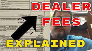 Am I required to pay Dealer Fees in Florida or any state  dealer document fees [upl. by Dyal]