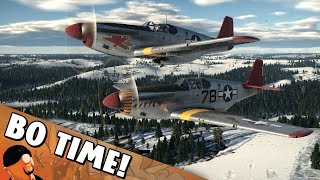 War Thunder  P51C10 quotFlying With Bismarckquot [upl. by Eiznikcm]