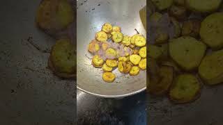 Raw banana masala fry recipe viralvideo [upl. by Notsla210]