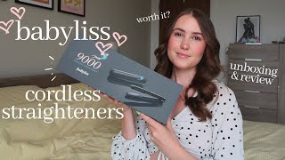 babyliss 9000 cordless straighteners unboxing demo amp review   GIVEAWAY  Alice Hope [upl. by Navillus122]