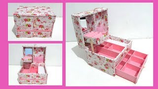 Beautiful Jewerly Box  DIY Jewerly Organizer [upl. by Hammad675]