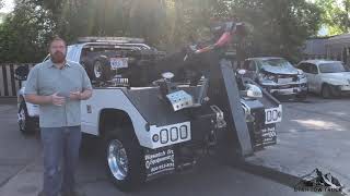 How to Operate a Wheel Lift  Utah Tow Truck Training [upl. by Htebazle]