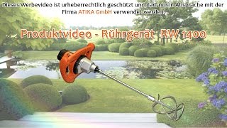 ATIKA Produktfilm  Rührgerät RW 1400 [upl. by Yrahca260]