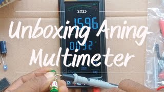 Unboxing A Aneng 683 Smart multimeter [upl. by Arley]