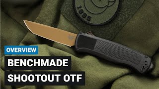 Benchmade Shootout OTF Automatic Knife  Overview [upl. by Docila]