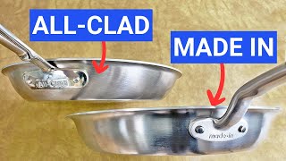 Made In vs AllClad Cookware My Unfiltered Comparison After 3 Years [upl. by Ehtyaf]