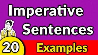 Imperative Sentences in English Grammar Examples by Rohit  Grammar 10th Class [upl. by Natloz]