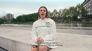 Lacoste x Théo Curin  ITW Raphaëlle Tousignant fr [upl. by Damha994]