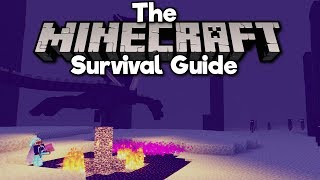 Fighting The Dragon With Beds ▫ The Minecraft Survival Guide Tutorial Lets Play Part 168 [upl. by Nehtanhoj]