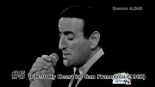 Top 10 Tony Bennett Songs [upl. by Sirromad]