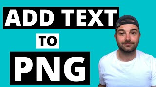 How to ADD Text to PNG Online [upl. by Joerg]