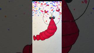 Simple drawing ideas  Step by step Drawing for kids🦞 [upl. by Gniliem217]