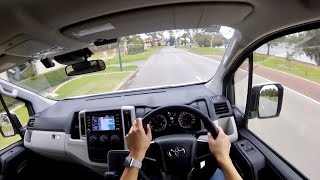 2019 Toyota HiAce POV Drive  ACCELERATION  CRUISING [upl. by Elleirad924]