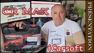 Valise diagnostic auto iCarsoft CR MAX la présentation [upl. by Ailed252]