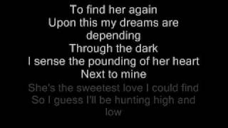 Hunting high and low AHa Lyrics [upl. by Mun]