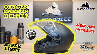 BRP Oxygen Carbon Helmet Unboxing  Initial Thoughts  Is this the best helmet for snowmobiling [upl. by Sill885]