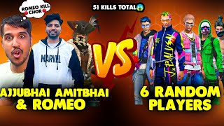 Am I Better Than Ajjubhai amp AmitBhai😱 Ajjubhai Gave Best Mvp Challenge Against 6 Random Players😍 [upl. by Akiehs]