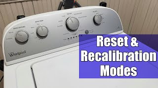 How to Do a Whirlpool Washer Reset amp Recalibration [upl. by Adnar]