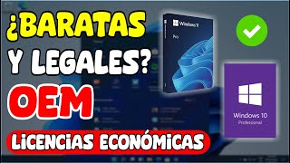 Donde y como Comprar licencias de Windows 11 y 10 PROHOME ¿baratos y legales  OEM [upl. by Lowenstern]