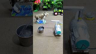 Mini motor water pump project cow video  19 [upl. by Collyer]