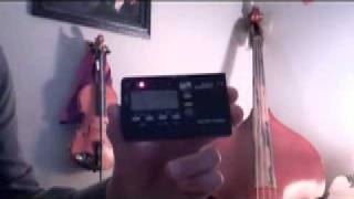 Intro to Using A Tuner  Tuning a Violin for Beginners [upl. by Camilla]