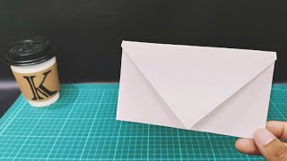 Ａ4簡易紙摺信封 How to make a paper envelope Оригами для письма из листа [upl. by Lacagnia]