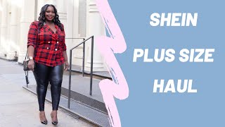 New Shein Plus Size Clothing HaulFrom Winter To Spring 2020 [upl. by Gay]