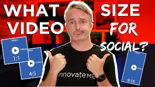 Social Media VIDEO SIZES amp RATIOS Video Size Guide for 2024 [upl. by Eladroc454]