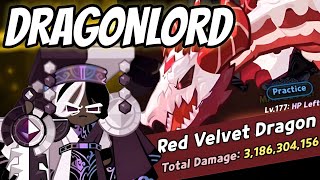 Red Velvet Dragon Lv177 3186 Billion Damage Dragonlord Awakened Dark Cacao Team [upl. by Forward532]