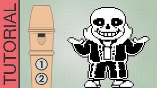 Undertale Megalovania  Recorder Tutorial MEME Song [upl. by Leber545]