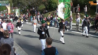 Bergfest Pobershau 2019  der Festumzug Teil 2  Knappschaften Bergbrüder Bergbauvereine [upl. by Tager]