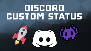 How to Set a Custom Status w Emoji on Discord Voice Chat [upl. by Juieta]