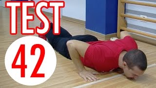 PUSHUP TEST QUANTI NE FAI TU IO 42 [upl. by Tutankhamen619]