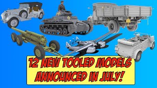 Scale Model Kits Whats Been Announced in July 2024  One is TAMIYA [upl. by Okia]