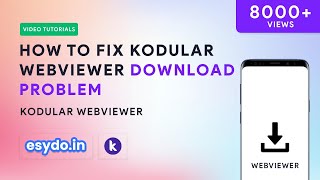 How to fix Kodular Webviewer download Problem  Webviewer Tutorial Part 10 [upl. by Holland]