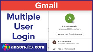 Login as a Different User in Gmail [upl. by Xet771]