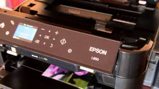 Epson L850 ITS inkjet 13x18 test [upl. by Aihsenek245]