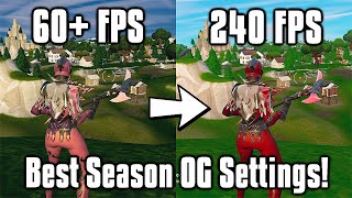 Fortnite Season OG Settings Guide  FPS Boost Colorblind Modes amp More [upl. by Laks]