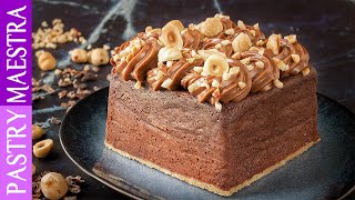 Egg Free Chocolate and Hazelnut Cake  Pastry Maestra [upl. by Idissac633]