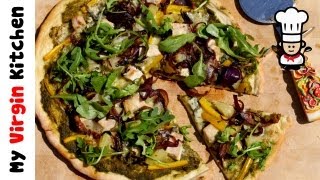 Blue Cheese amp Caramelised Onion Pizza Recipe MYVIRGINKITCHEN [upl. by Gerson464]