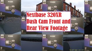 Nextbase 320XR Dash Cam Front and Rear View Footage [upl. by Affra]