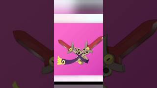 Shiny Doublade in Pokemon Sword shiny pokemon swordandshield shinypokemon [upl. by Attenev]