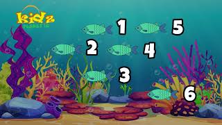 10 Little Fishies with Finny The Shark  Fun Tuna Fish Adventure for Kids [upl. by Snowber122]