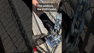 38quot 10mm Pewag Security Chain Demo with Viro Lock  Keep Your Jobsite Secure [upl. by Sidnal]