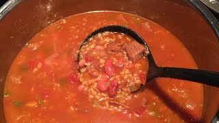 InstantPot Chili With Stew Meat  Recipe  Large Family Living [upl. by Eilyw]