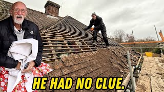 Surprising Jim With A New Roof For CHRISTMAS [upl. by Gerty]