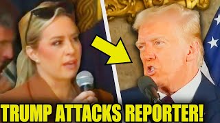 Trump ATTACKS Reporter As Presser Takes DISTURBING Turn [upl. by Rovert]